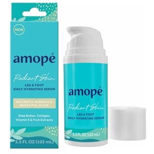 Amope Radiant Glowing Skin Leg & Foot Daily Hydrating Serum, 3.5 FL OZ, 103ml
